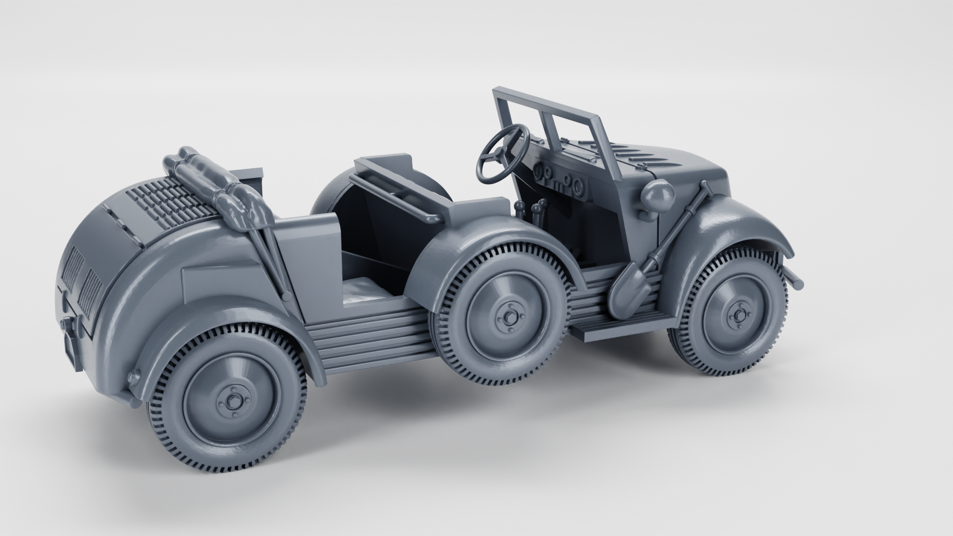 Gelandewagen Tempo G 1200 - Germany - wargame3d - 28mm Scale