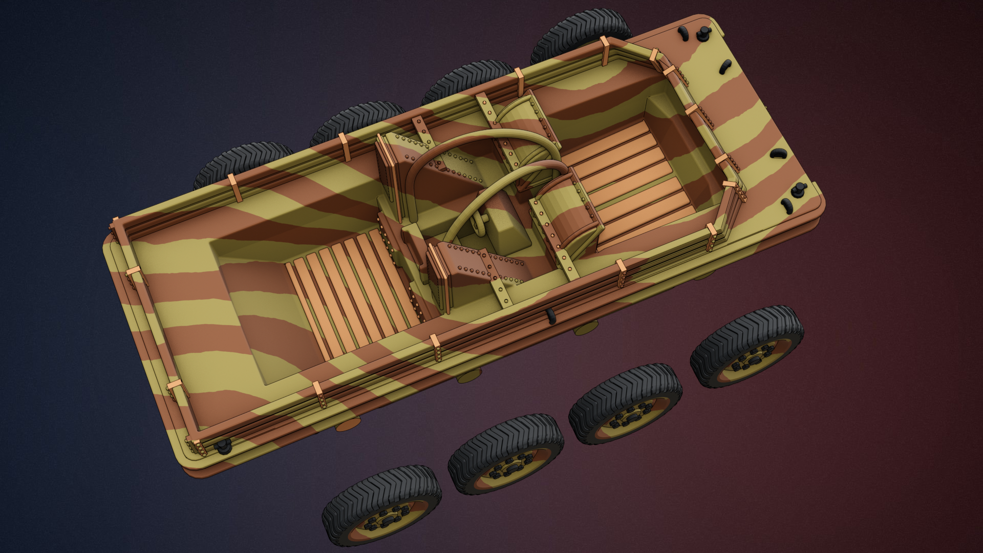 Terrapin - UK Army - wargame3d- 28mm Scale