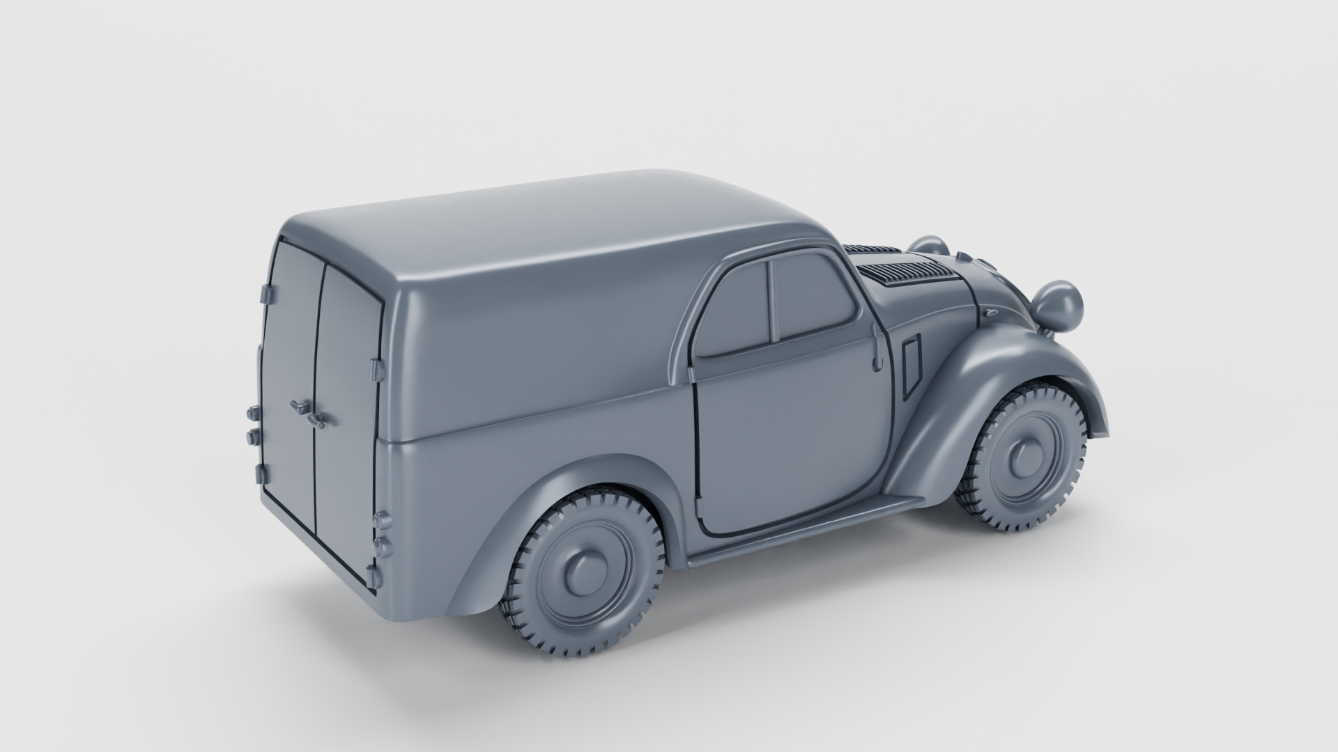 Fiat 500 Topolino Ambulance (Italy) - Italian Army - 28mm Scale - wargame3d