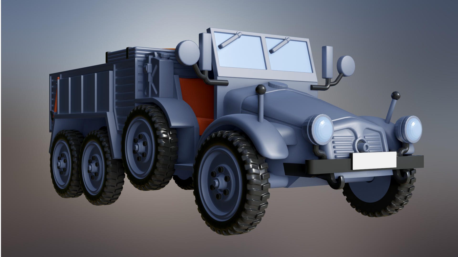 Krupp Protze 6x4 - German Army - 28mm Scale - wargame3d