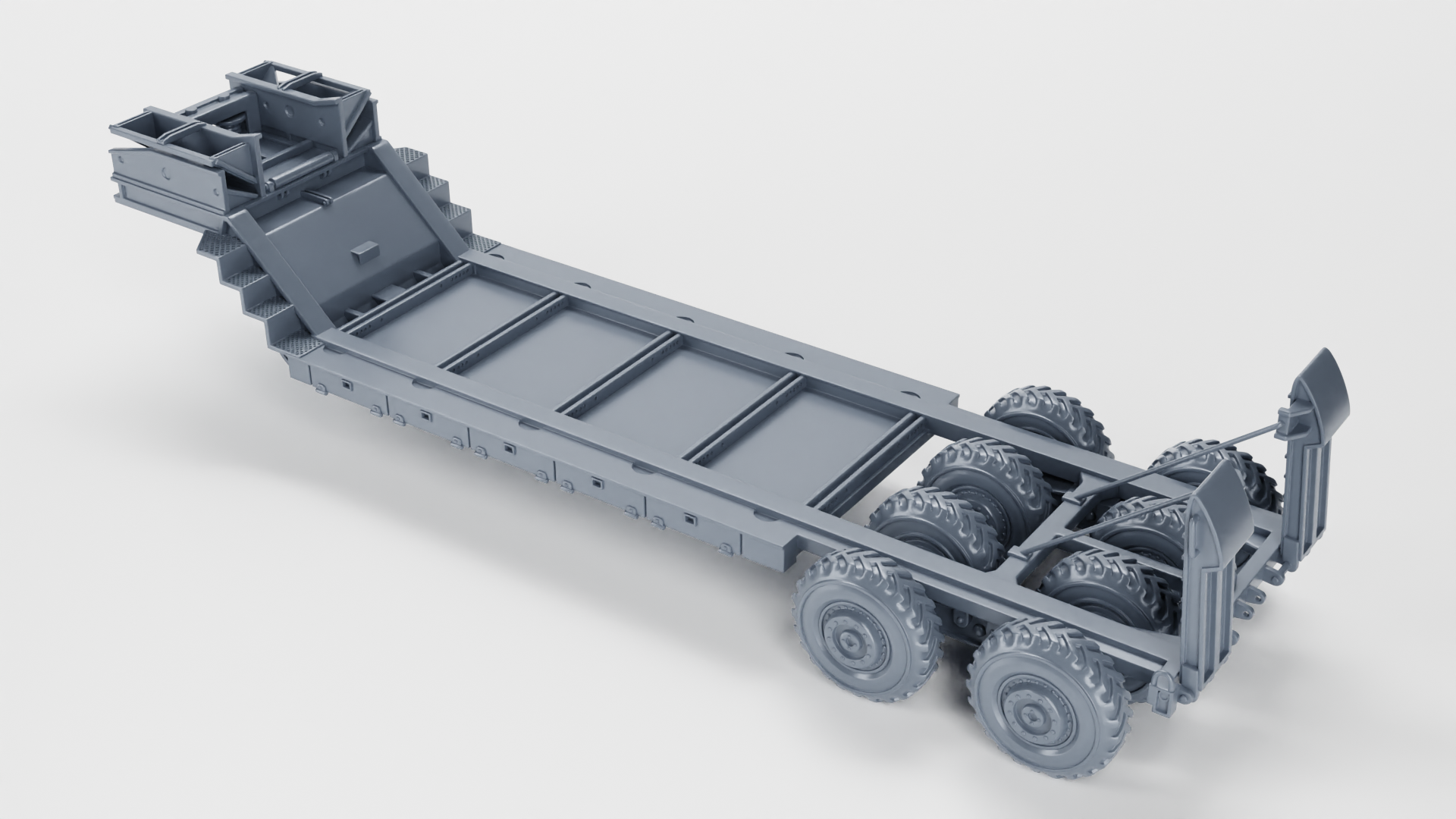 M25 Tank Transporter Dragon Wagon (US) - HEAVY TRANSPORTERS+TRAILERS of WW2 - US Army - 28mm Scale - Tank - Miniature - wargame3d