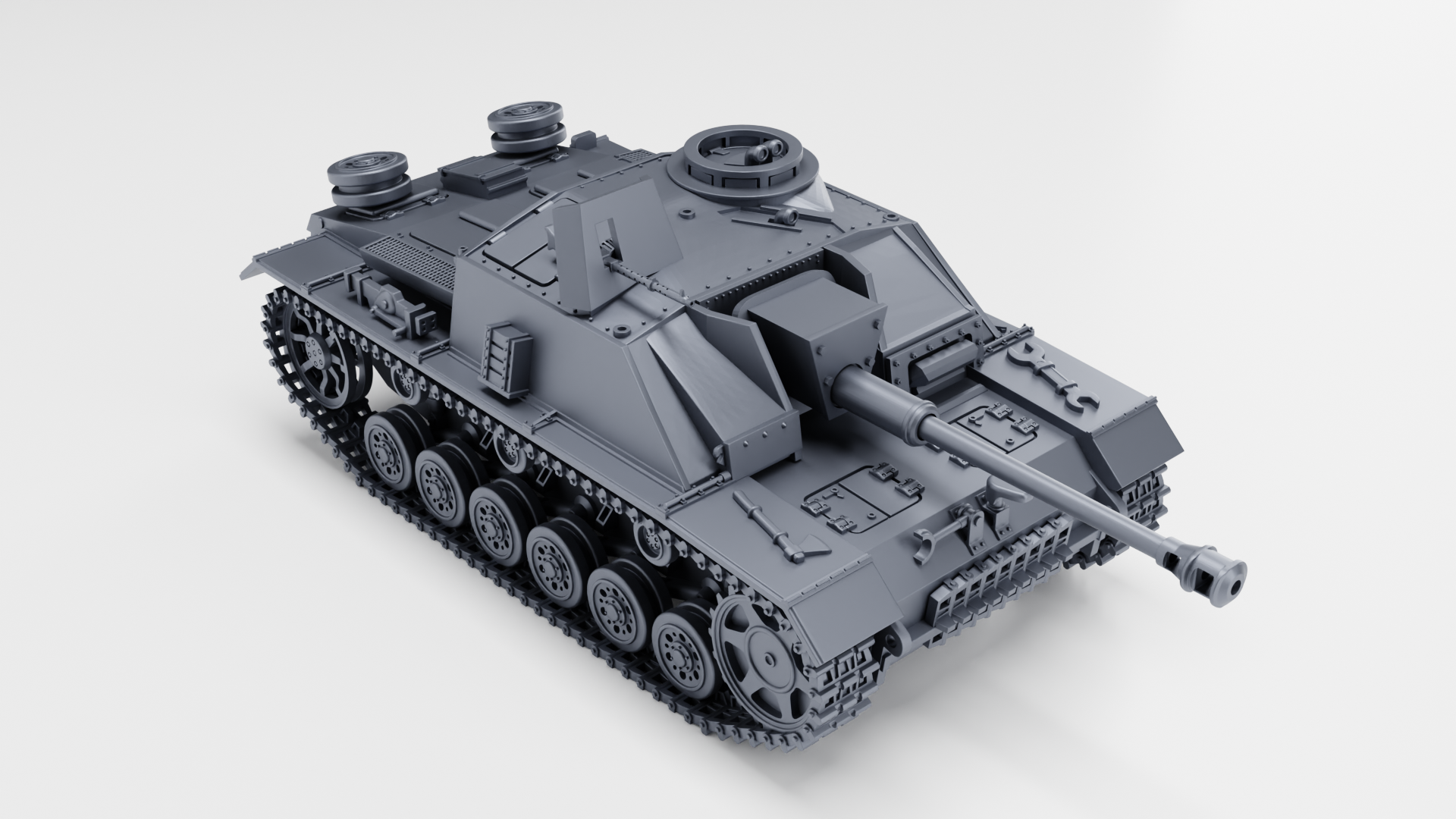 STUG III Ausf.G Early Production - German Sturmpanzer - WWII - German Army - wargame3d - 28mm Scale