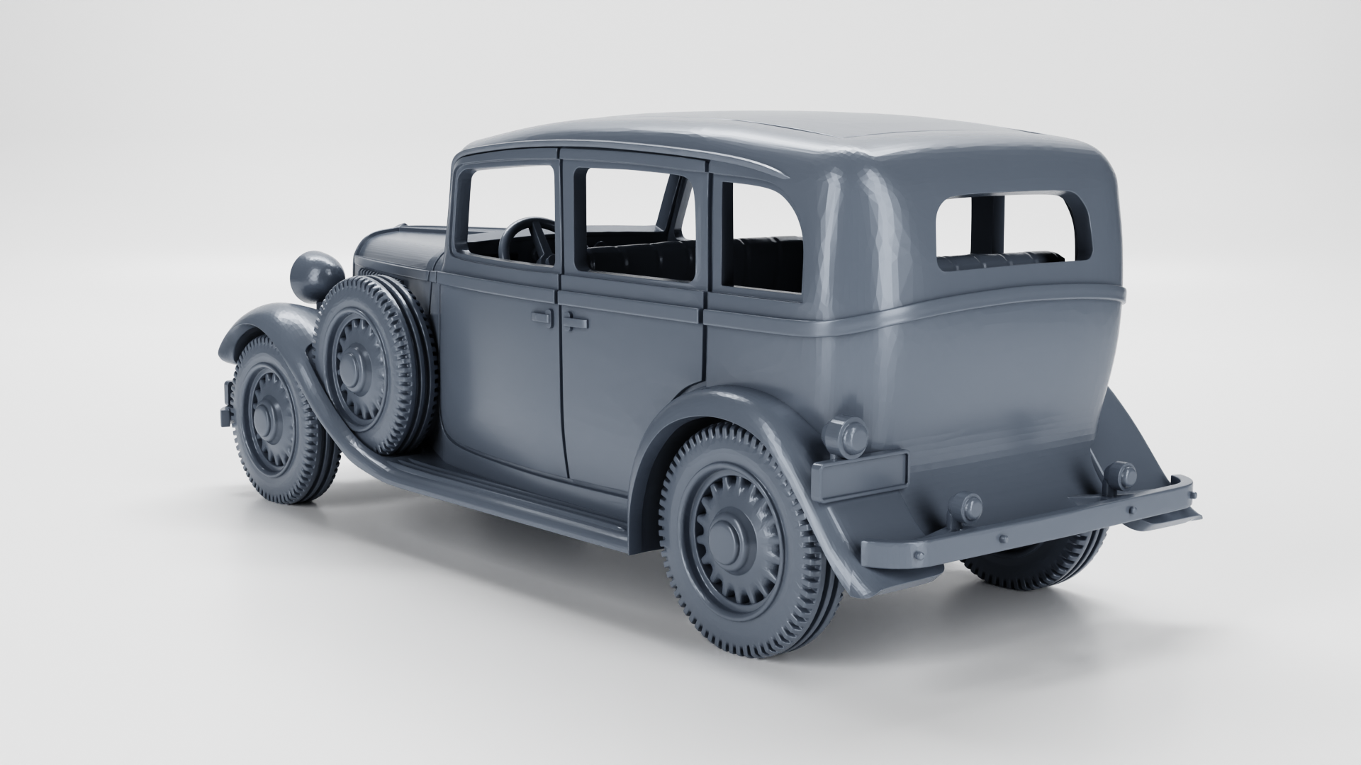 Fiat 518 Mazur (7 seats) - Polish Army - 28mm Scale - wargame3d