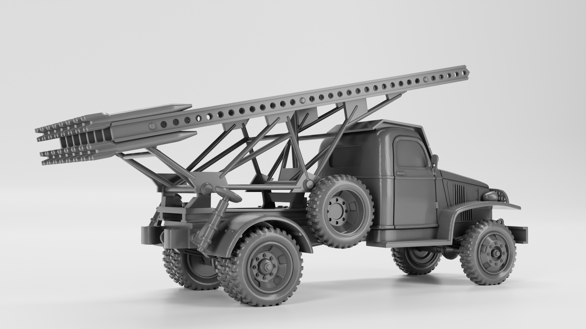 ВМ-13-16 based on G7107 - US Army - 28mm Scale - wargame3d