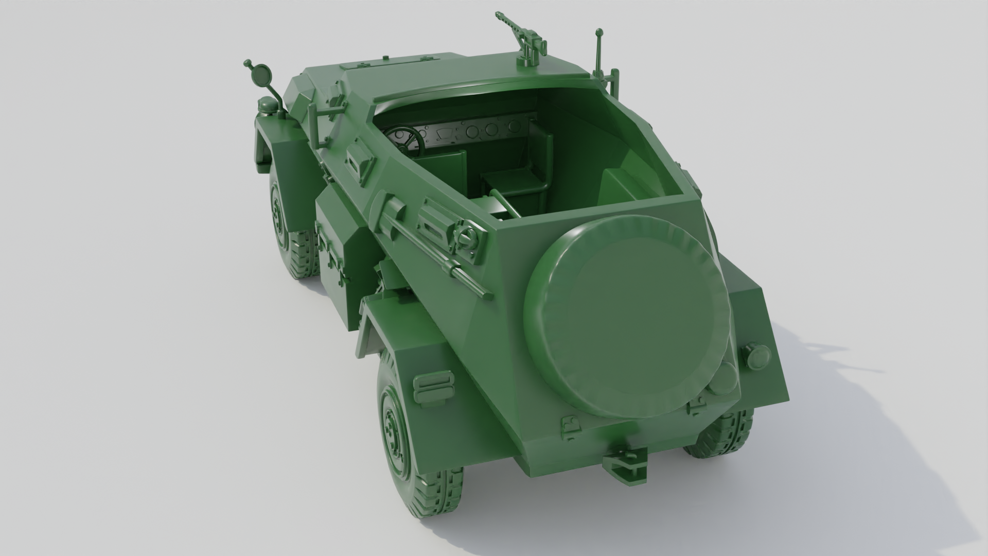 Sd.Kfz.247 Ausf.B (4 Rad) - German Army - 28mm Scale - wargame3d