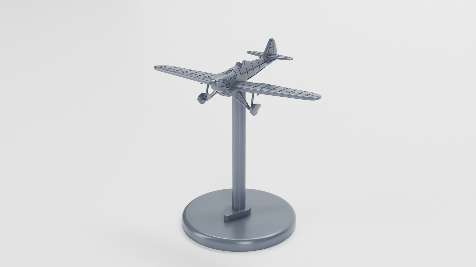 Dewoitine 500 - French Aircraft of WWII - 1:200 Scale - Great for Table Top War Games and Dioramas - Resin - wargame3d