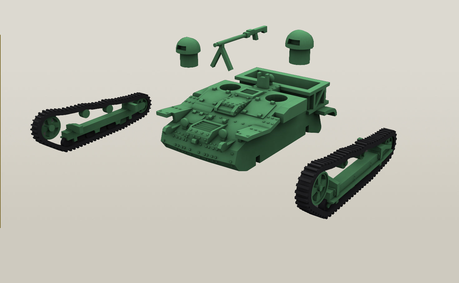 Renault UE - French Army - wargame3d- 28mm Scale