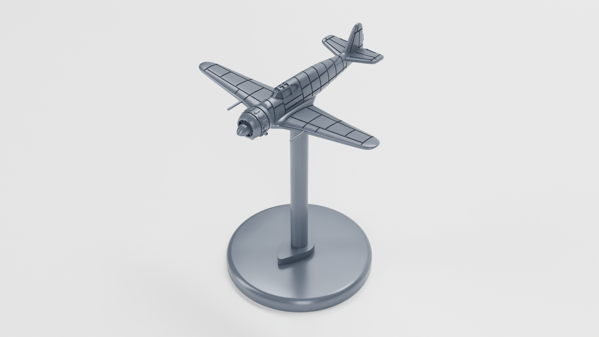 Bloch MB.152 - French Aircraft of WWII - 1:200 Scale - Great for Table Top War Games and Dioramas - Resin - wargame3d