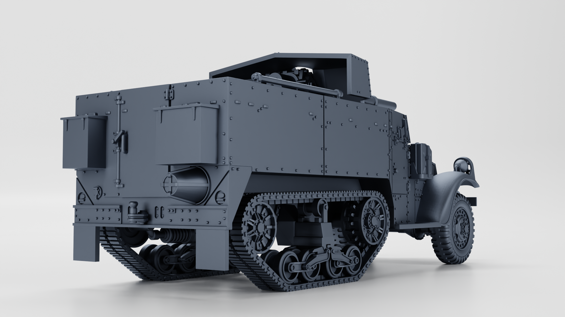 Half-track M3 75 mm GMC - US Army - wargame3d - 28mm Scale