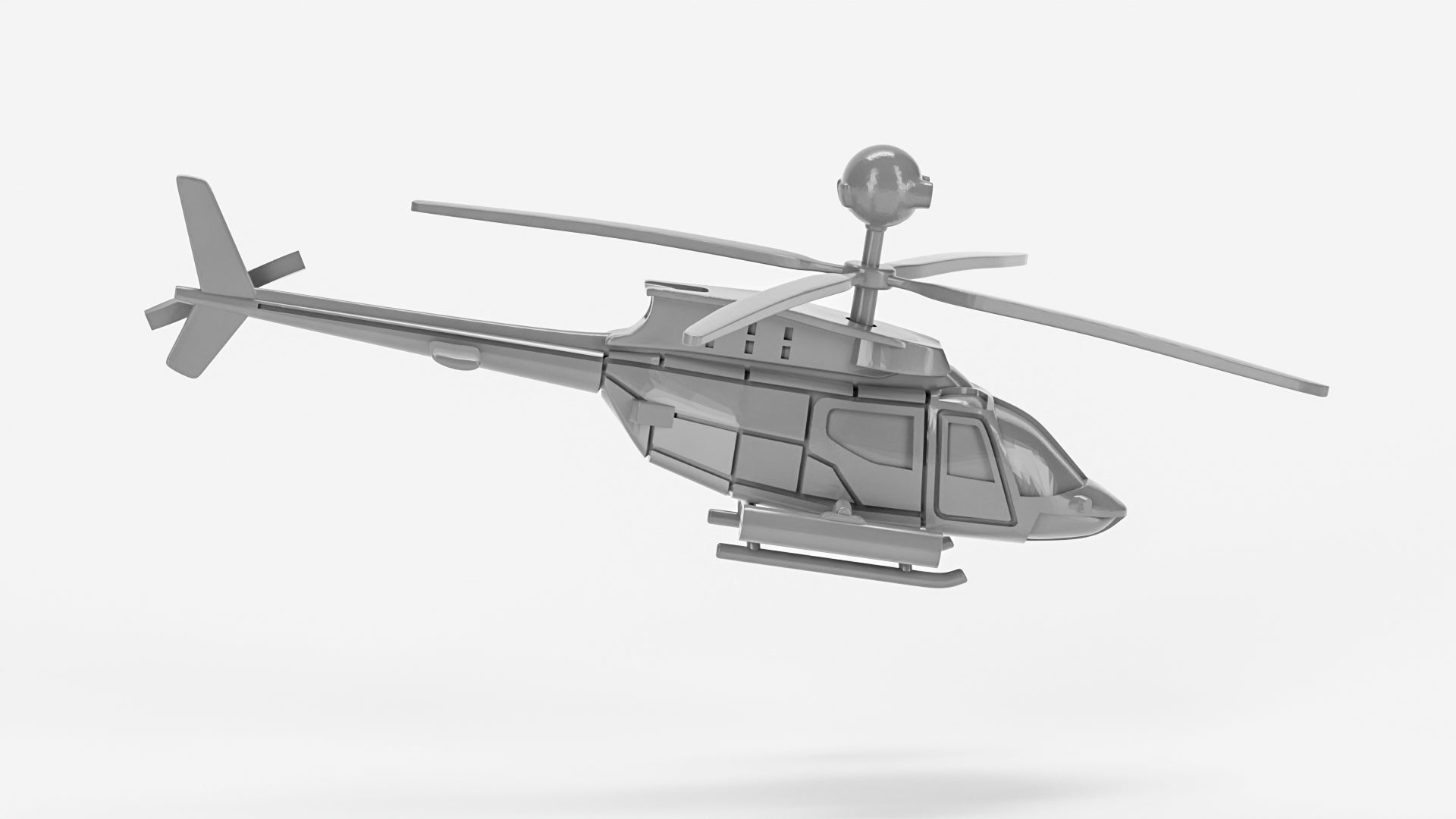 Bell OH-58d Kiowa - Operation Desert Storm - 1/200 Scale - wargame3d