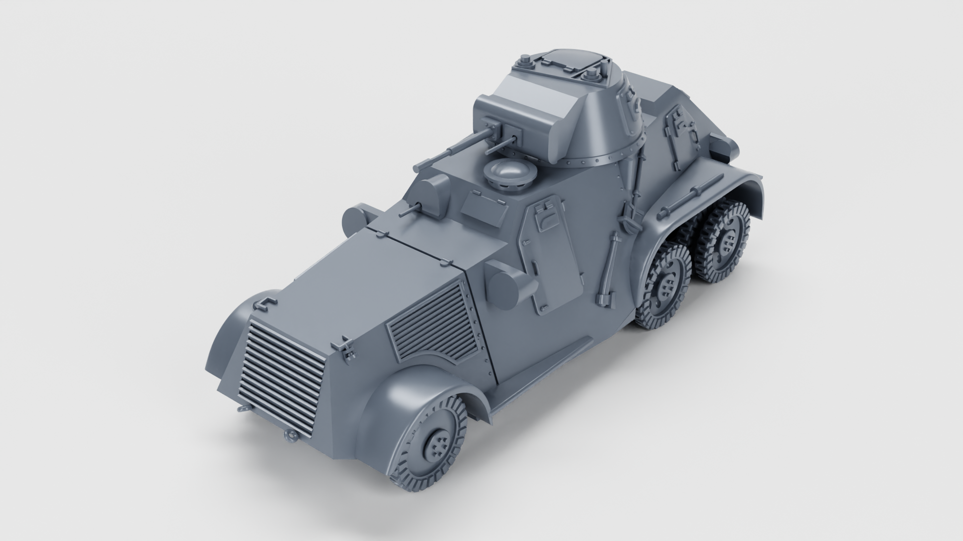 Landsverk L-180 - Other Nations Fighting Vehicles - 28mm Scale - wargame3d