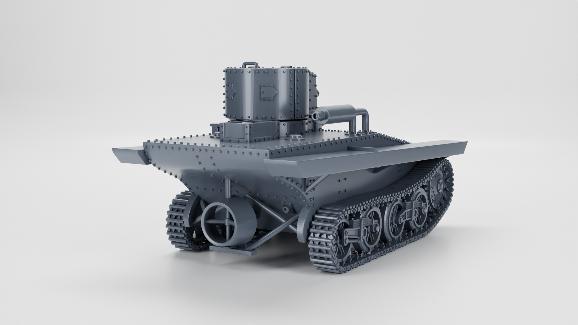 Vickers Carden-Loyd M1931 Light Amphibious Tank - UK - wargame3d - 28mm Scale