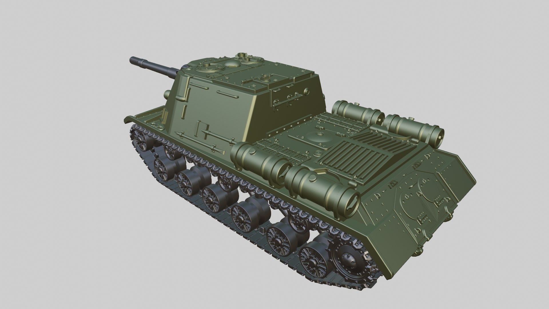 ISU-152 Heavy SPG (Zveroboy) - wargame3d- 28mm Scale - Russian Army - Bolt Action