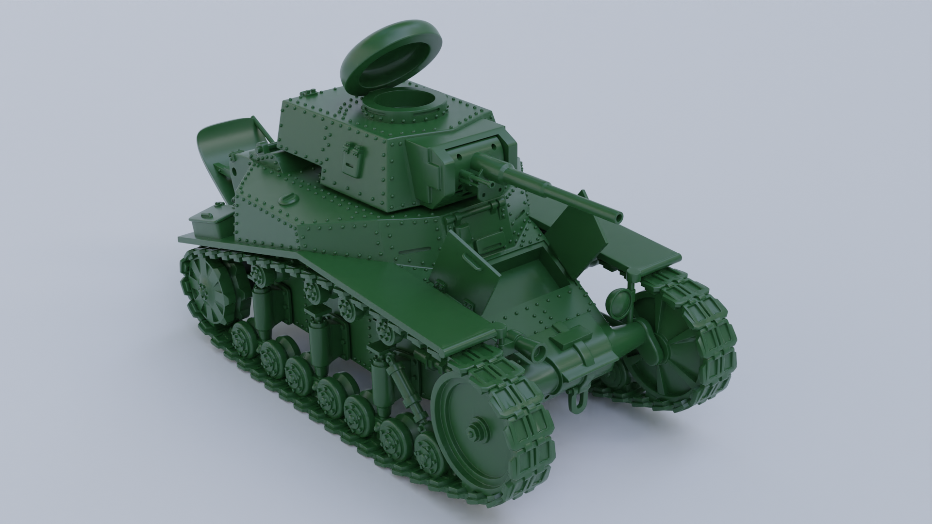 Light Tank T-18m - wargame3d- 28mm Scale - Russian Army - Bolt Action