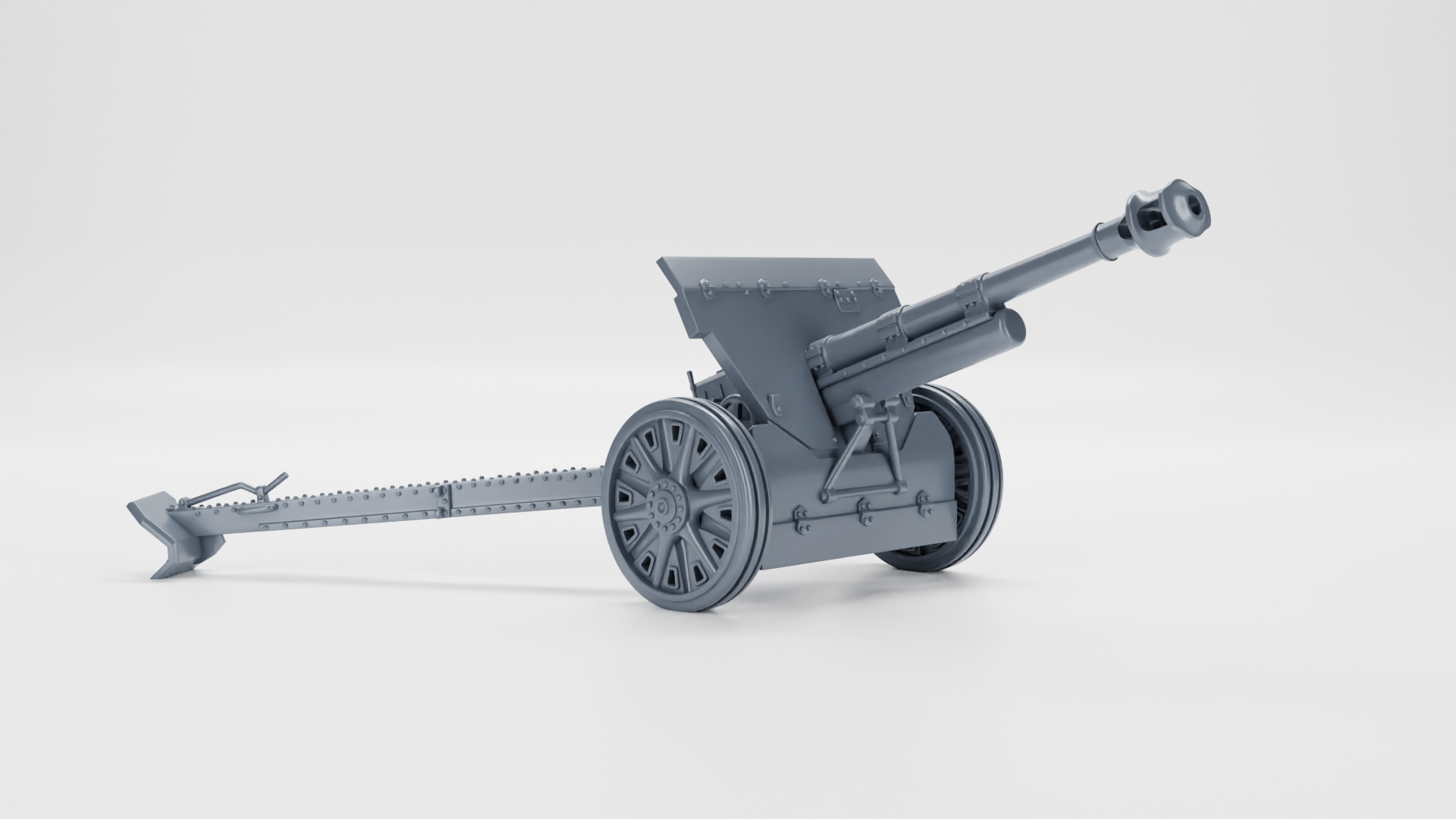 10.5cm Haubits m40 - Other Nations Fighting Vehicles - 28mm Scale - wargame3d