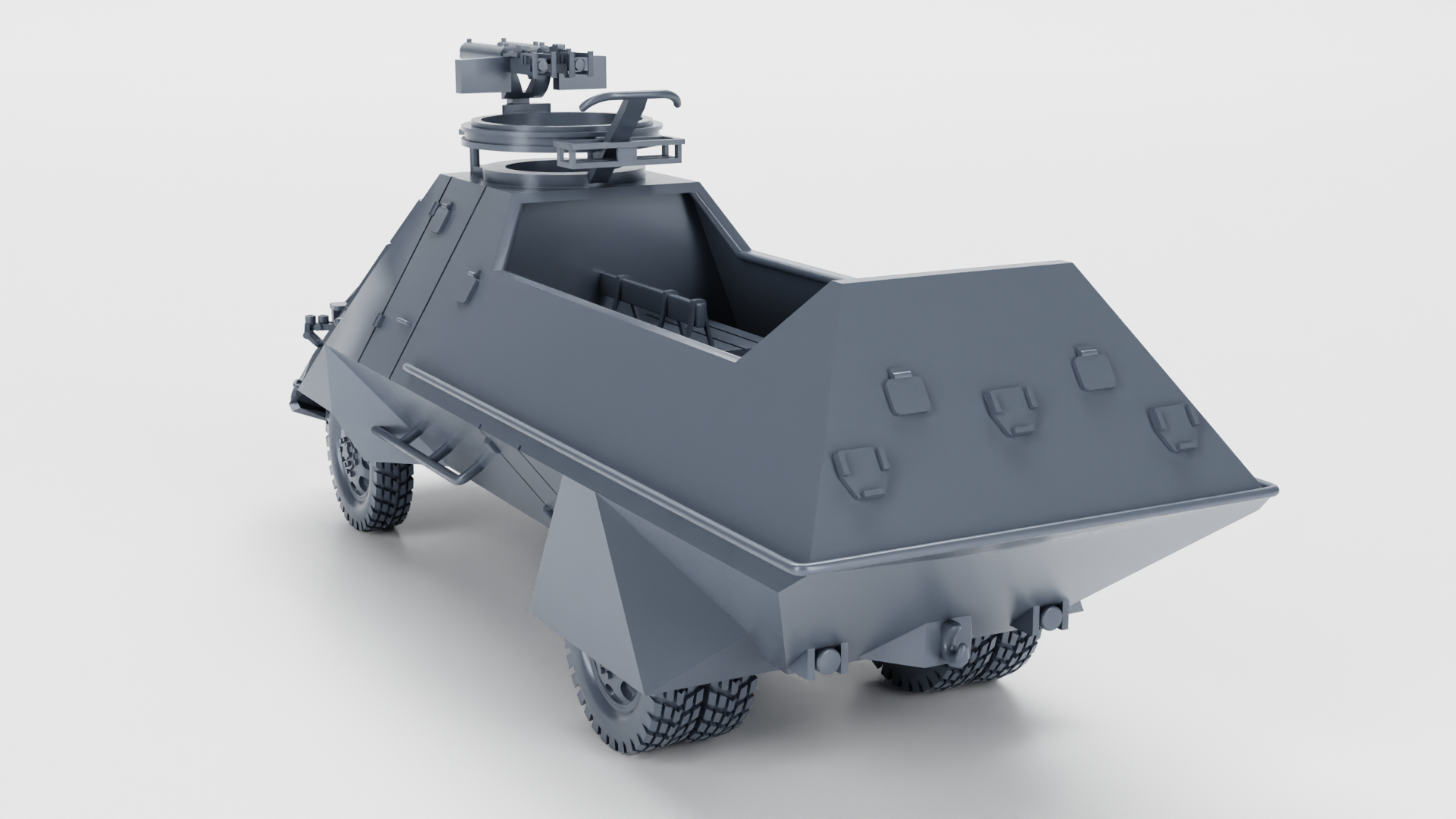 Terrängbil m42D SKP - Other Nations Fighting Vehicles - 28mm Scale - wargame3d