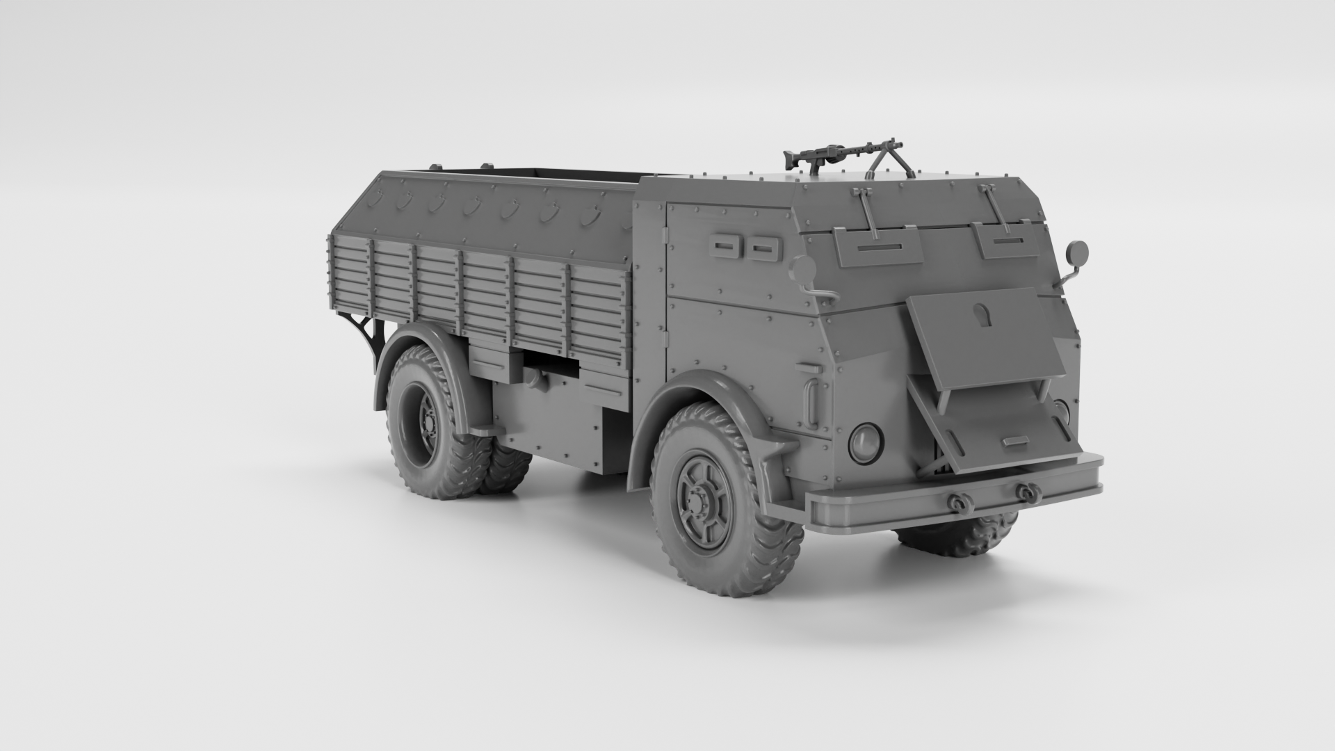 FIAT 665NM Protetto - Italian Army - 28mm Scale - wargame3d