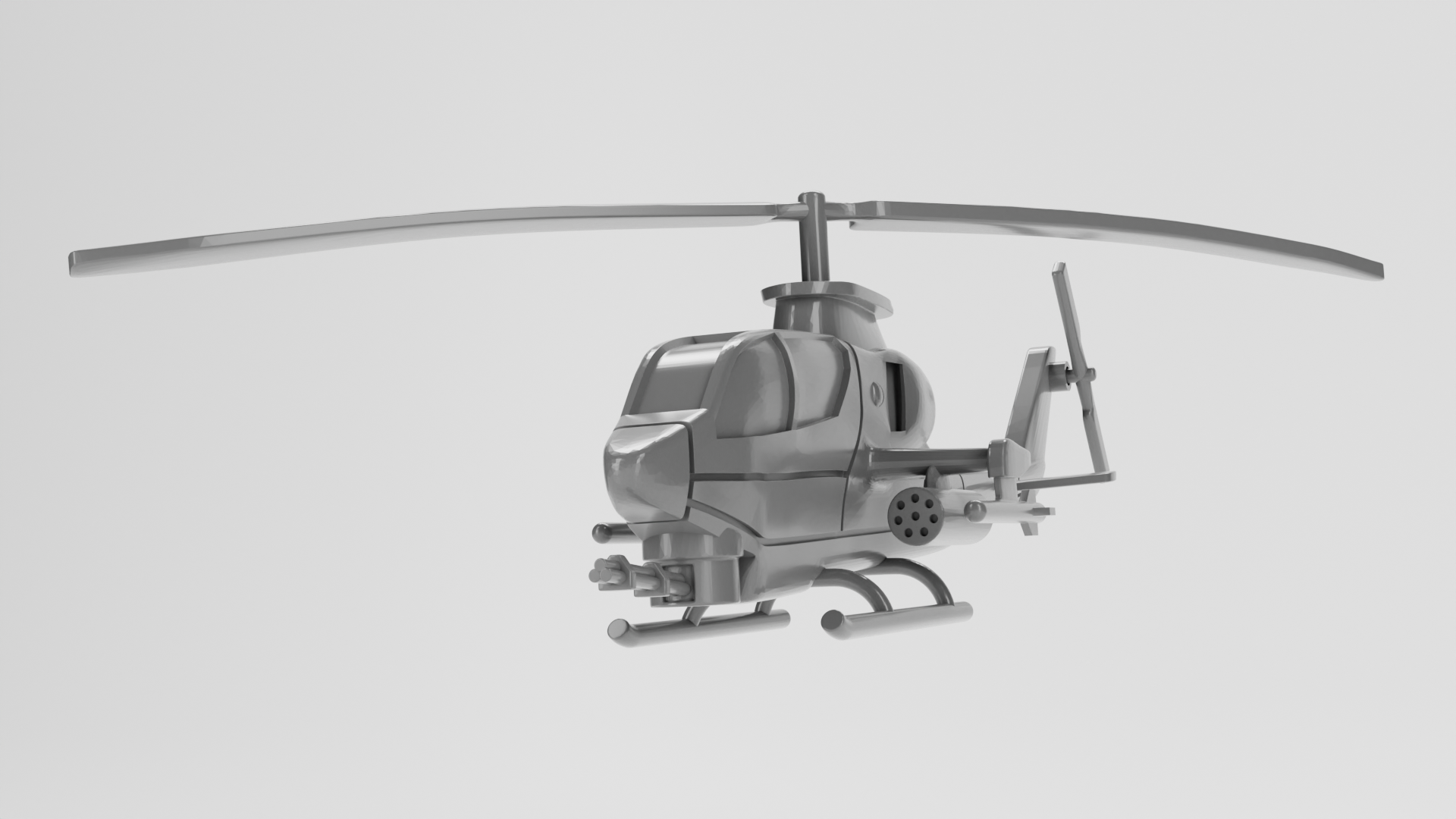 Bell AH-1G Huey Cobra - Vietnam War Aircraft - 1/200 Scale - wargame3d
