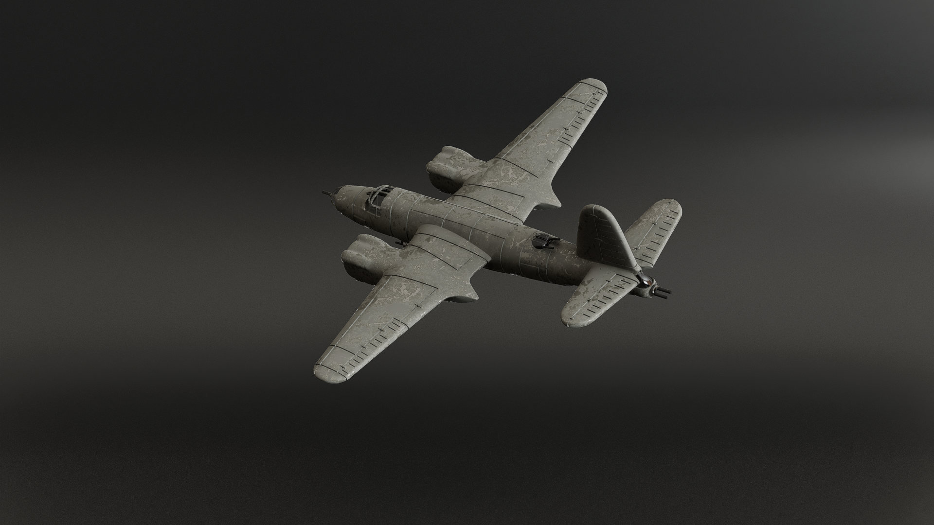 Martin Marauder B-26 - Battle Planes of WWII - 1/200 Scale - wargame3d