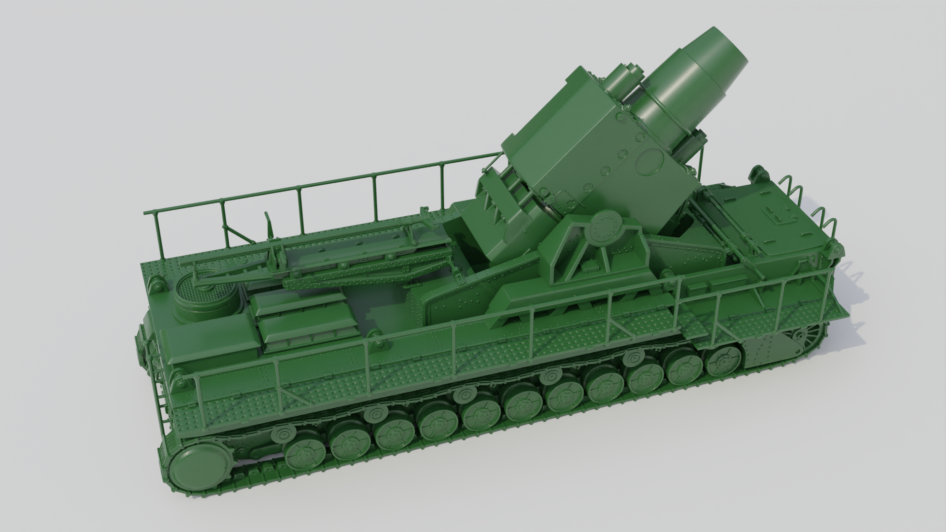 Mörser Karl - Gerät 040 and 041 - WWII - German Army - wargame3d - 28mm Scale