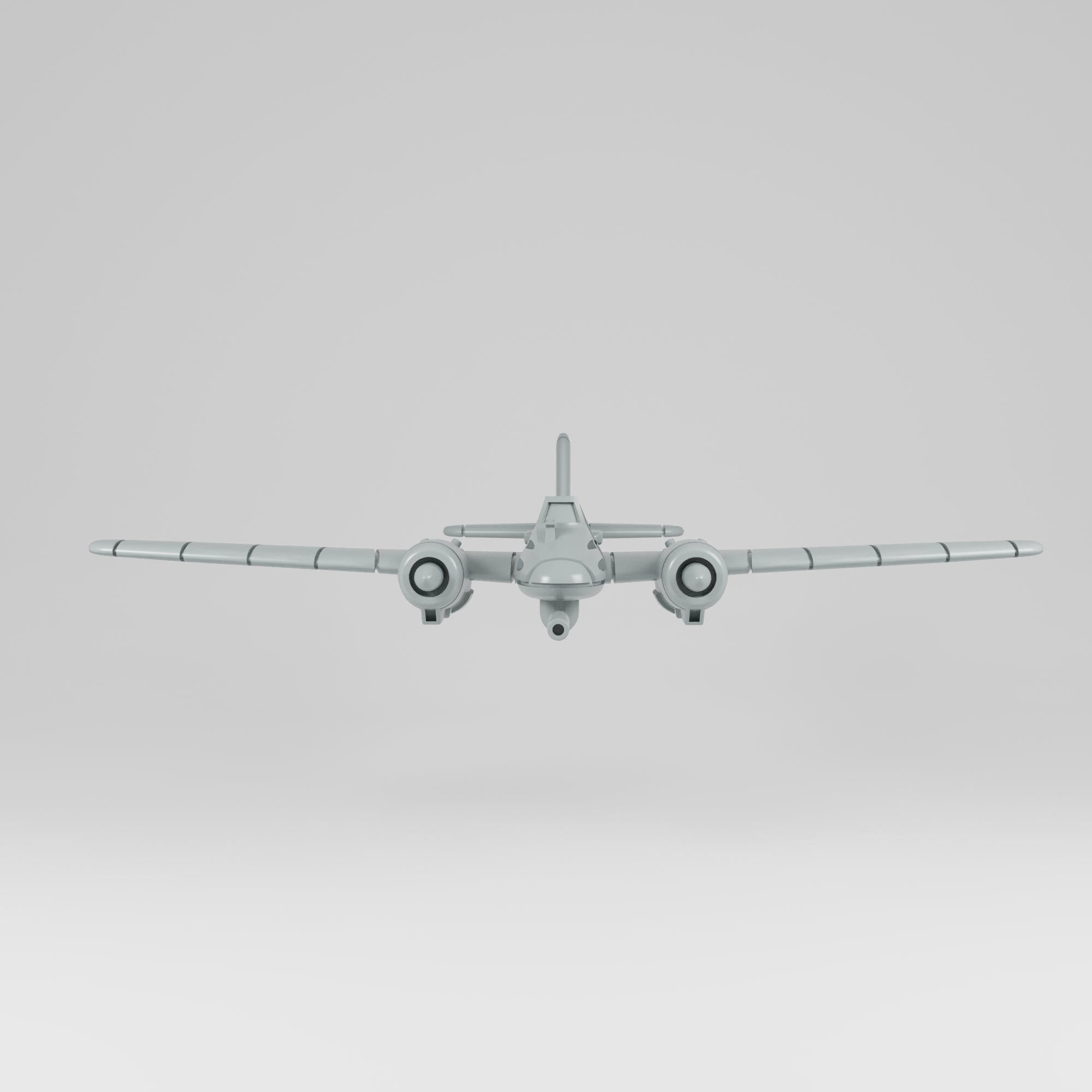 Henschel Hs 129 - WWII Battle Planes - 1/200 Scale - wargame3d