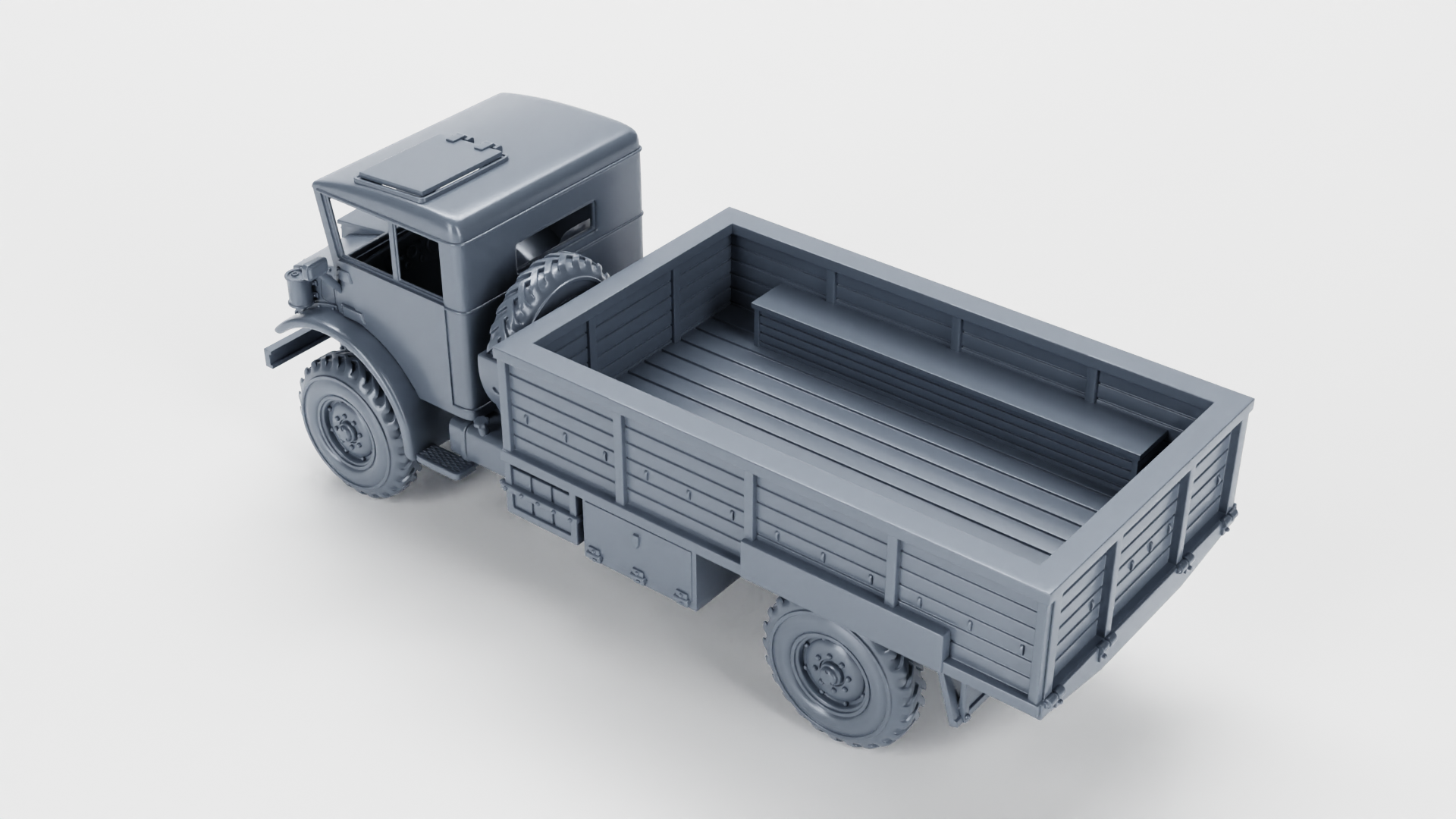 CMP C60L Heavy Truck (4x4, 3-ton) - Canadian Fighting Vehicles - 28mm Scale - wargame3d