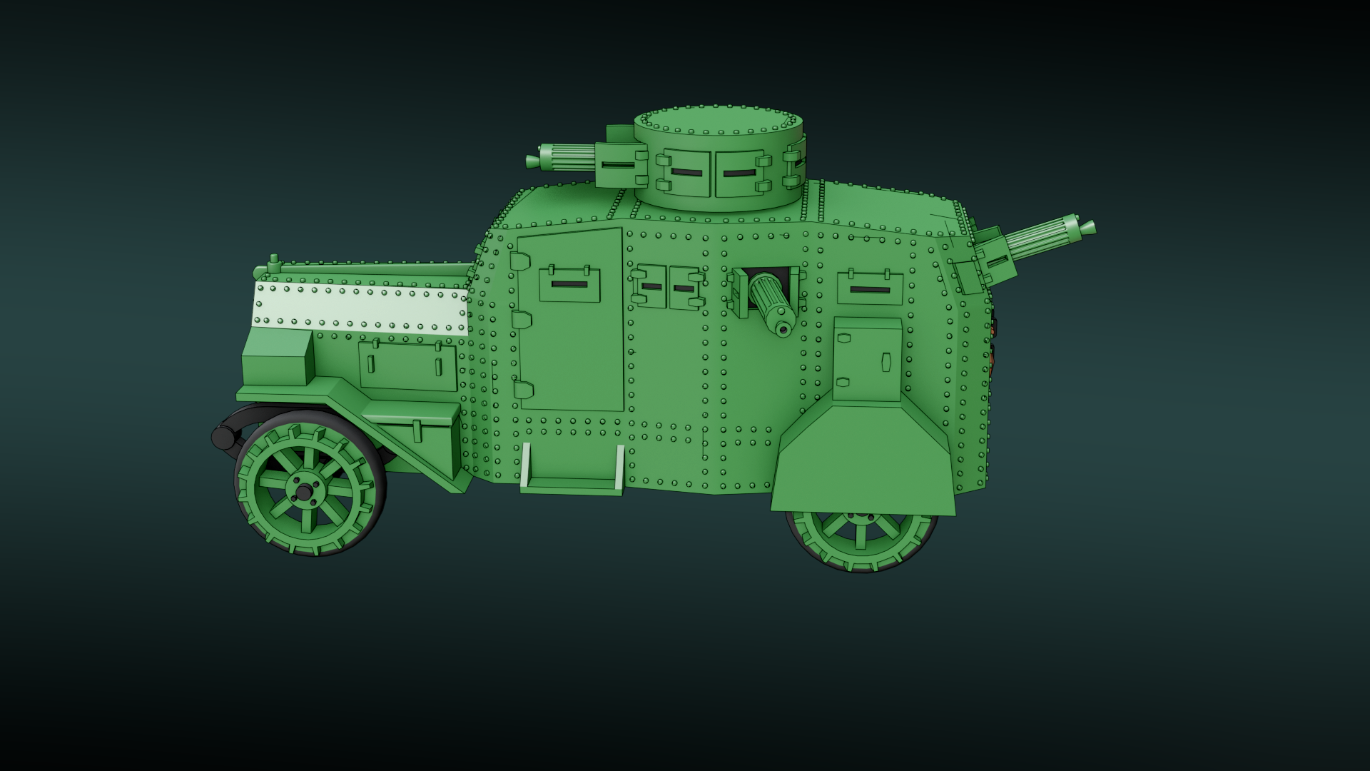 Ehrhardt 1915 - WWI - German Army - wargame3d- 28mm Scale