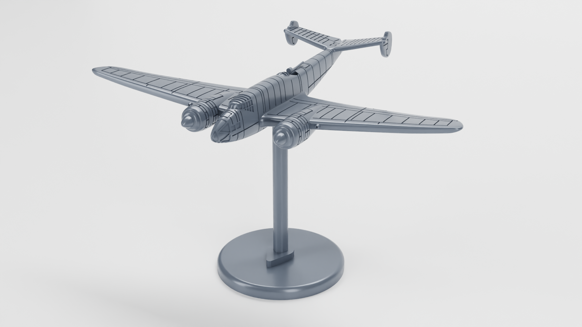 Liore et Olivier LeO 451 - French Aircraft of WWII - 1:200 Scale - Great for Table Top War Games and Dioramas - Resin - wargame3d