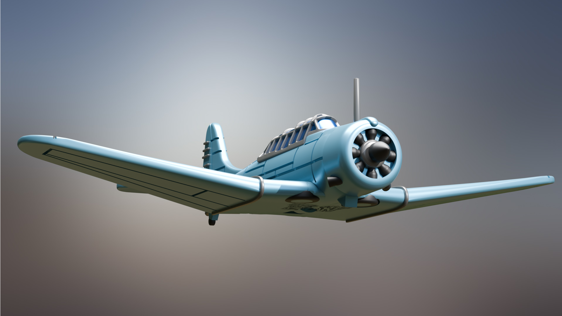 Douglas SBD Dauntless - Battle Planes of WWII - 1/200 Scale - wargame3d