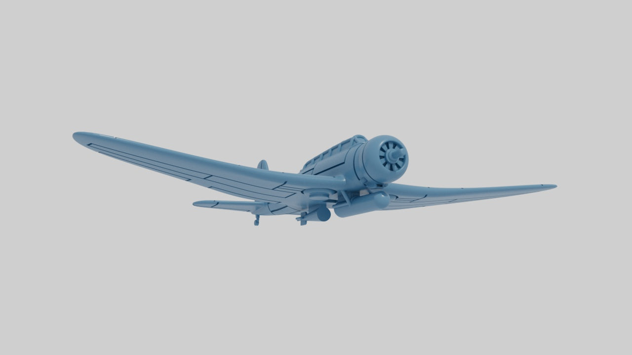 Nakajima B5N - Kate - Battle Planes of WWII - 1/200 Scale - wargame3d