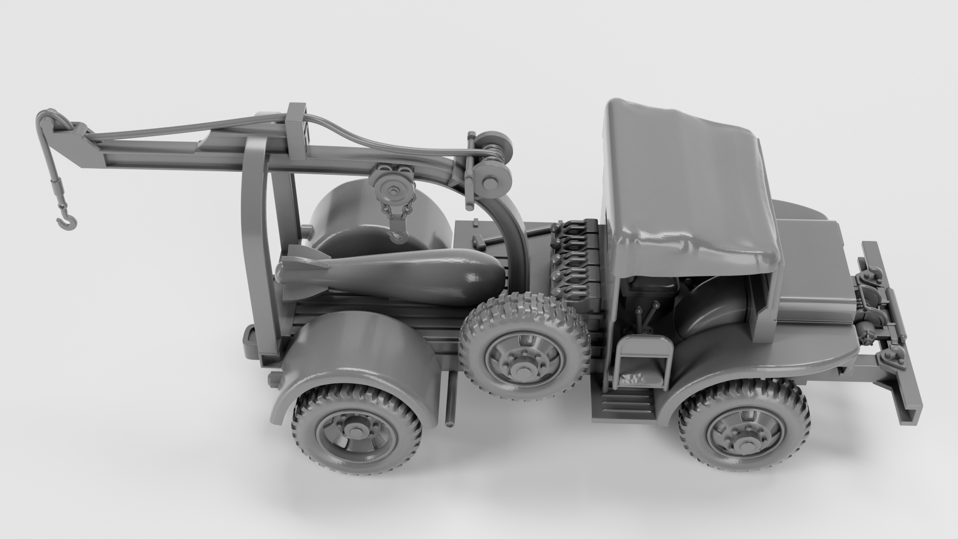 Ford GTBC Bomb Service Truck - US Army - 28mm Scale - wargame3d