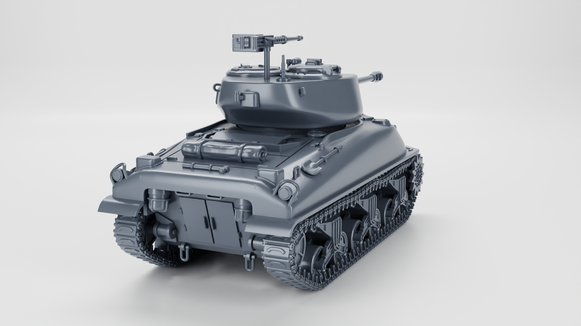 Sherman Firefly VC with QF 17-pounder (US, WW2) - US Army - 28mm Scale - Tank - Miniature - wargame3d