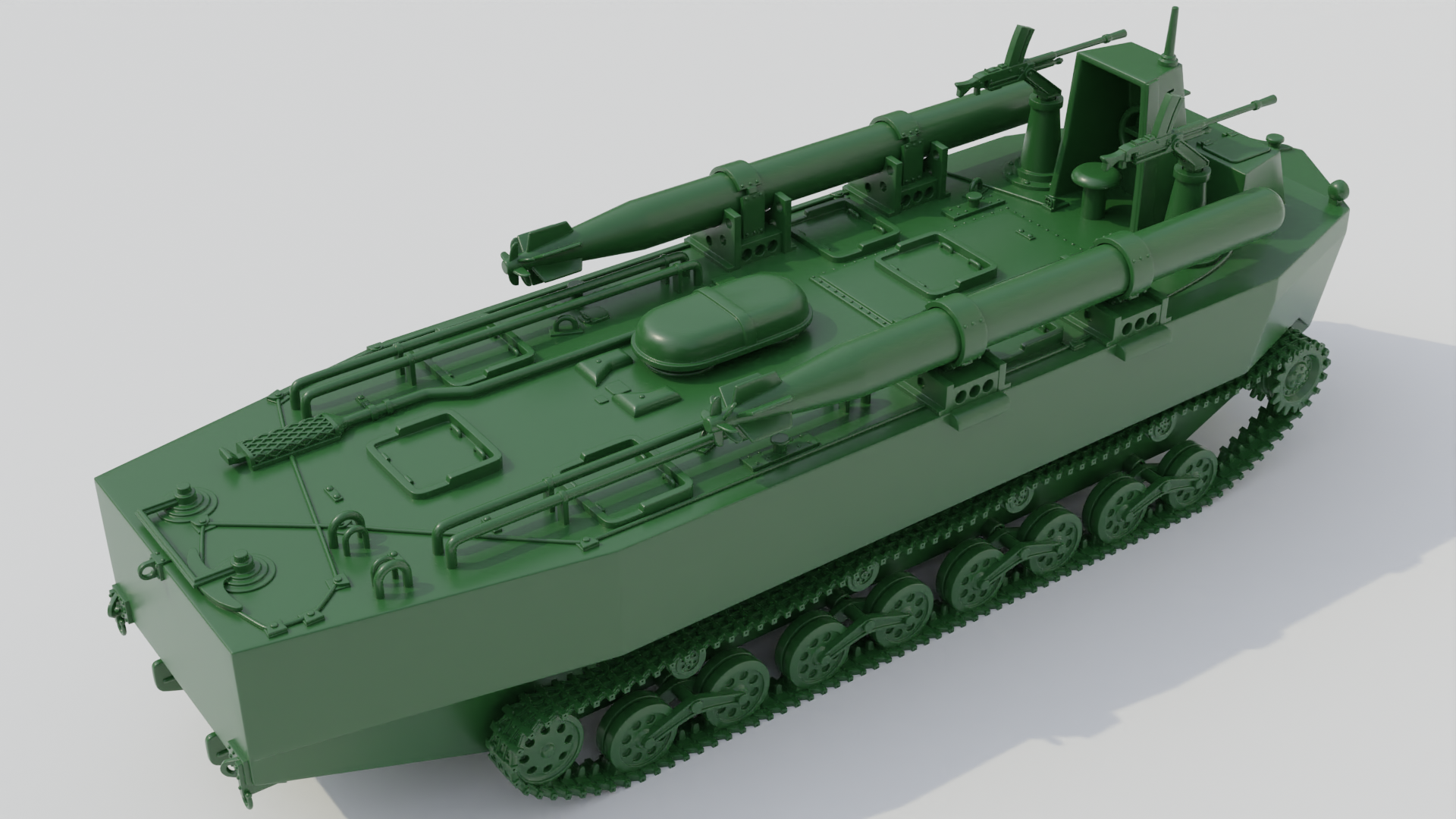 Type 4 Ka-Tsu Amphibious landing craft - Japanese Army - 28mm Scale - wargame3d