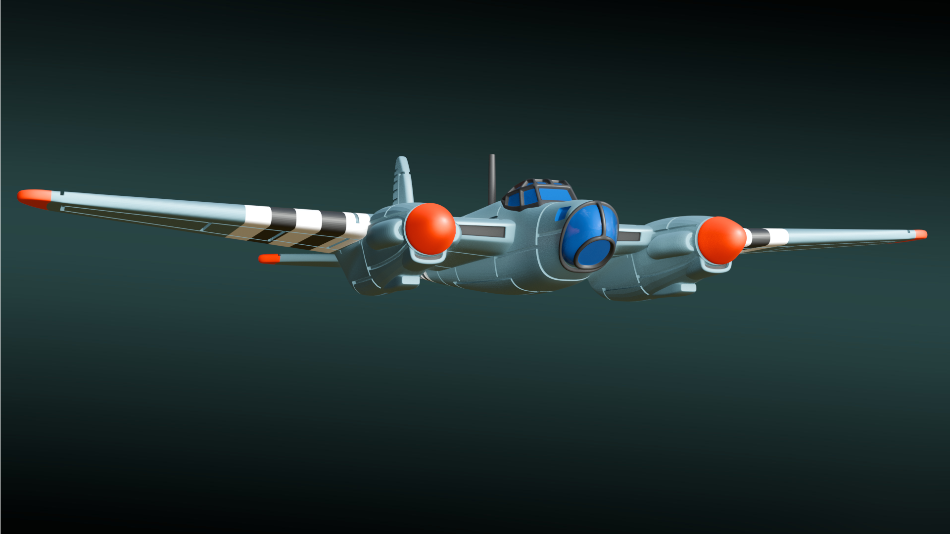 DH.98 Mosquito B Mk.IV Series 2 - Battle Planes of WWII - 1/200 Scale- wargame3d