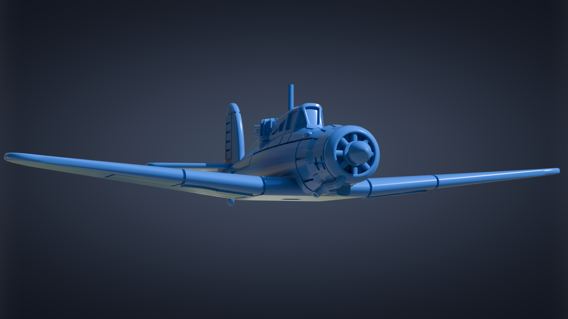 Blackburn Roc - Battle Planes of WWII - 1/200 Scale - wargame3d