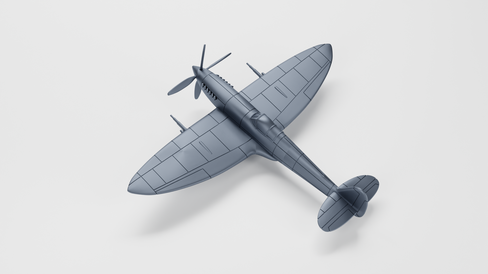 Spitfire Mk.IX - Juno Beach - UK Army - 28mm Scale - wargame3d