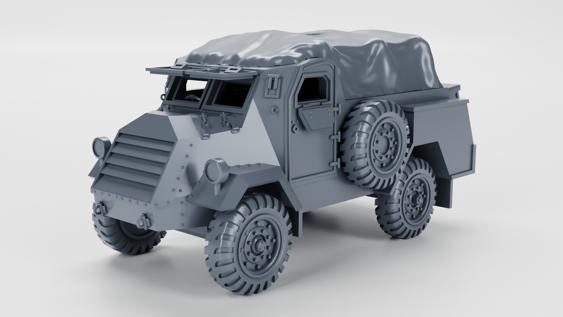 CMP CT-15A Armored Personal Carrier (4x4, 15 CWT) - Canadian Fighting Vehicles - 28mm Scale - wargame3d