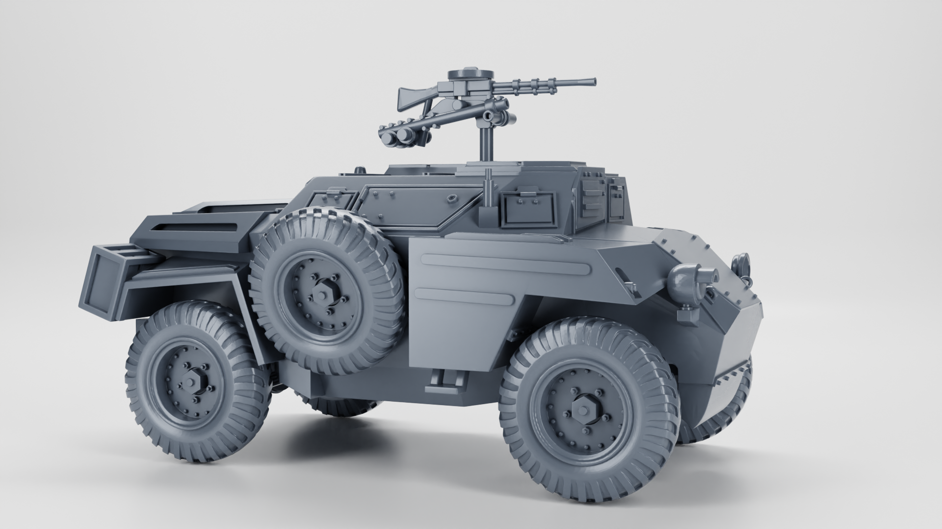 Humber Scout Car Mk.I - UK Army - 28mm Scale - wargame3d