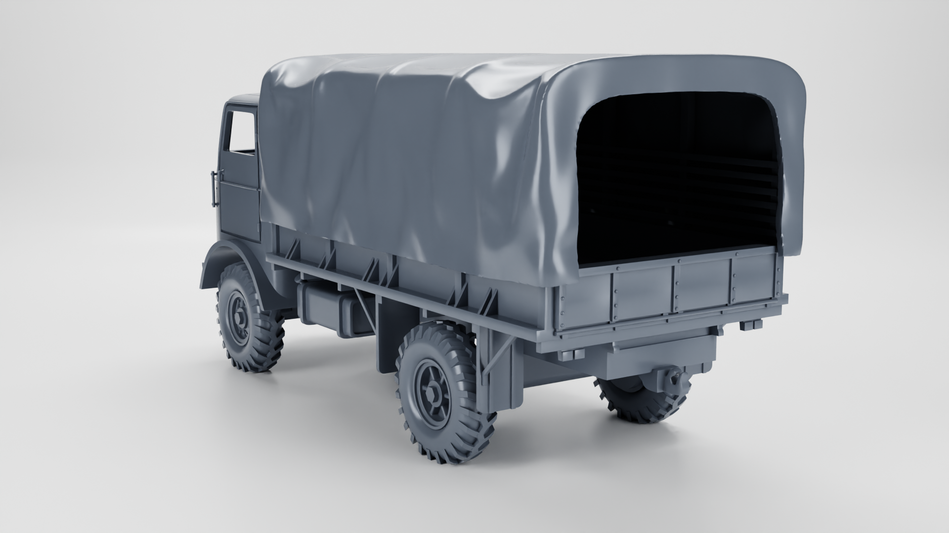FWD Model SU-COE (6x6)(US) - HEAVY TRANSPORTERS+TRAILERS of WW2 - US Army - 28mm Scale - Tank - Miniature - wargame3d