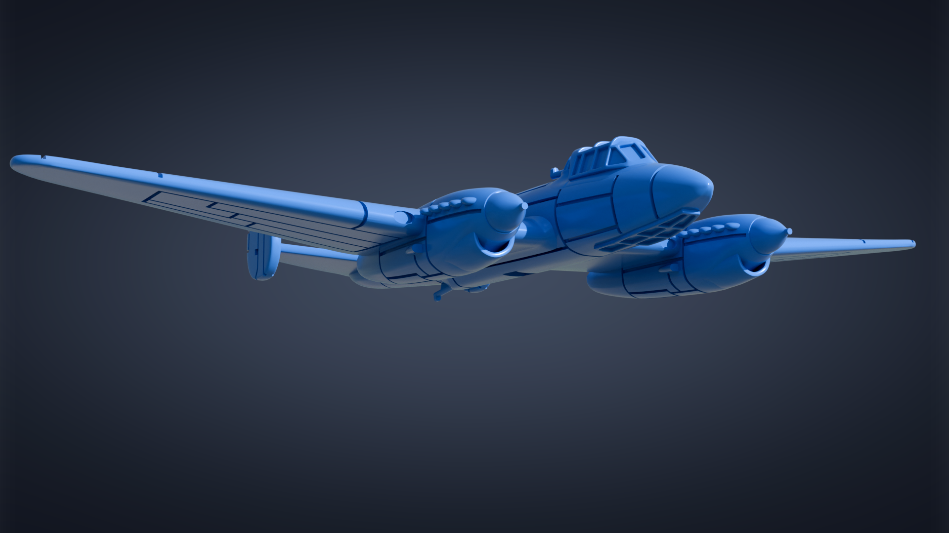 Petlyakov Pe-2 - Battle Planes of WWII - 1/200 Scale - wargame3d