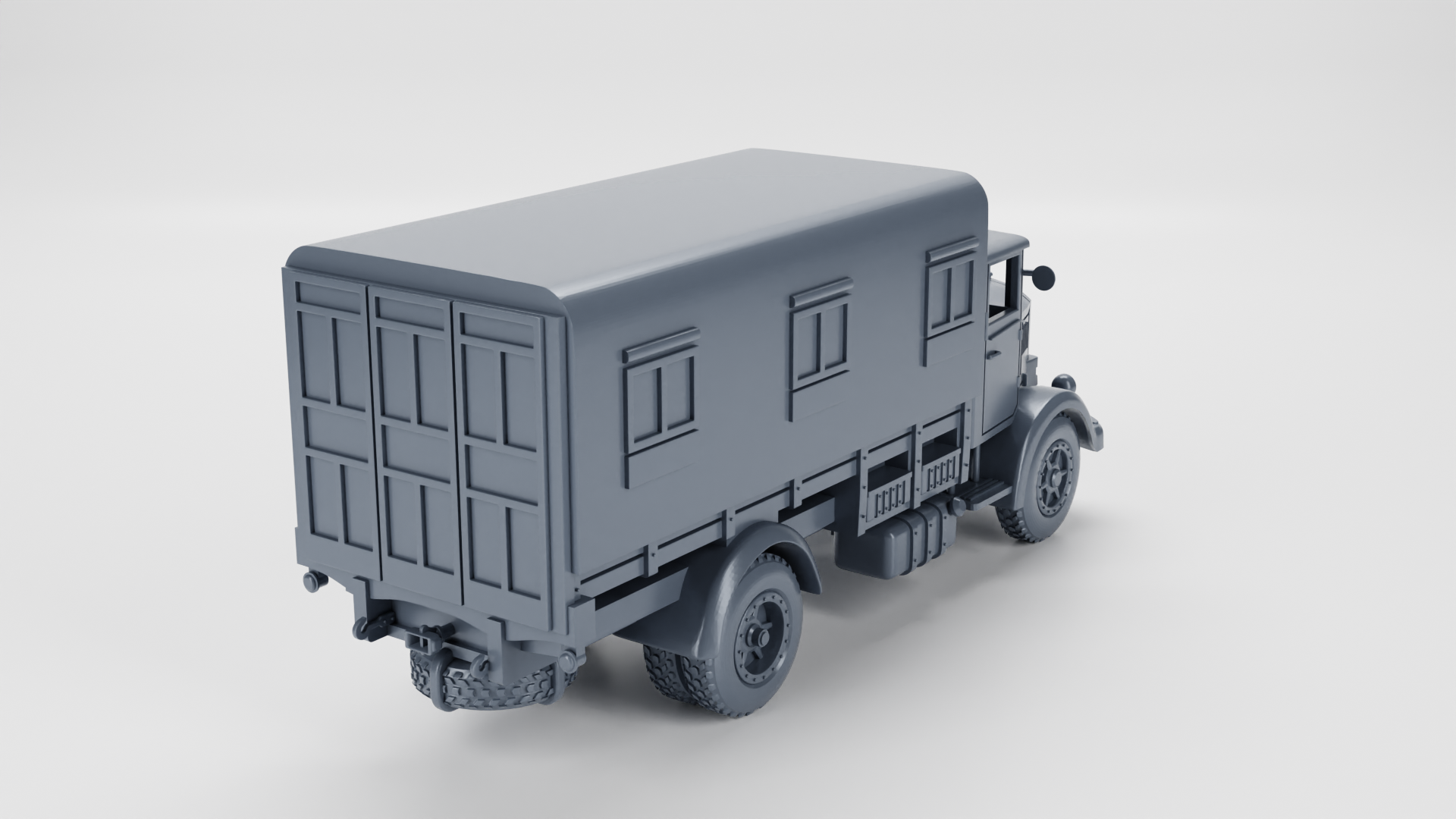 Lancia 3RO Command Truck - Italian Army - 28mm Scale - wargame3d
