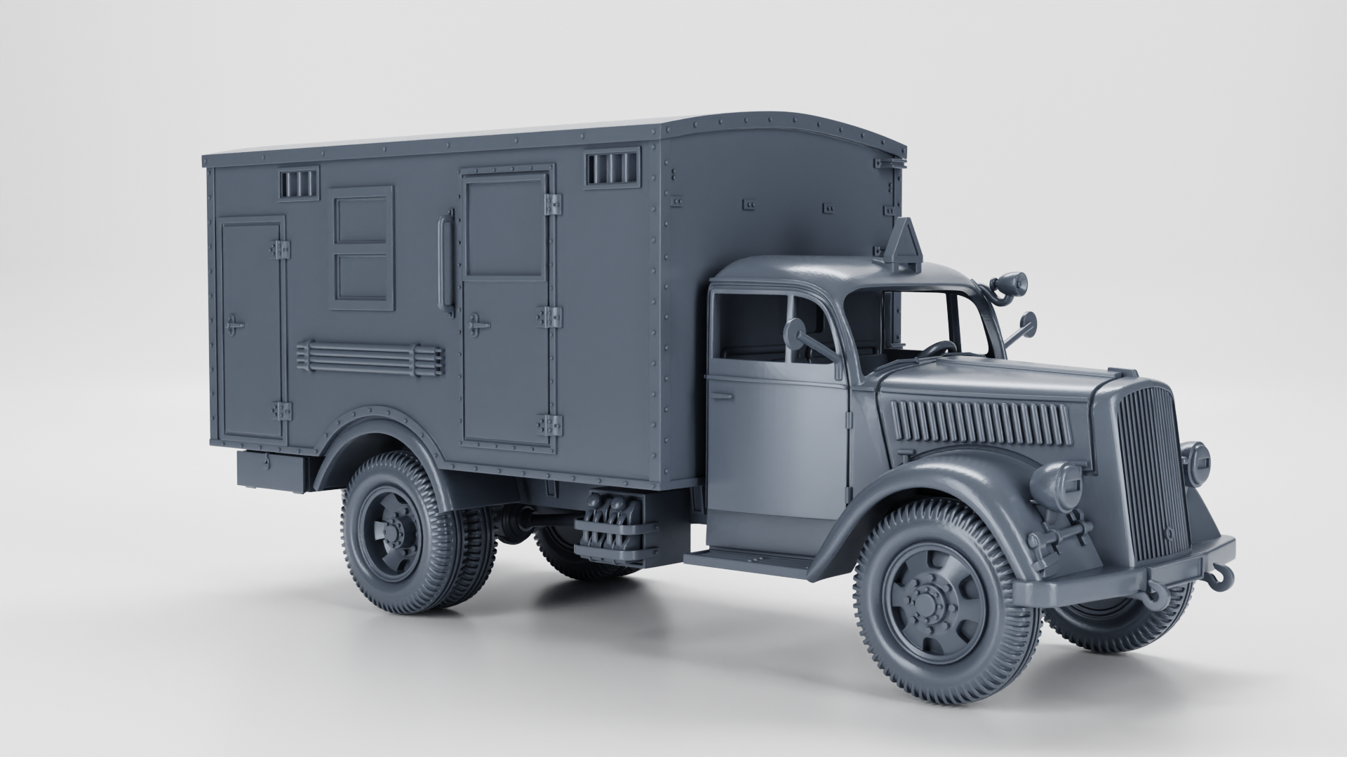 Opel Blitz C Command Car - Germany - wargame3d - 28mm Scale