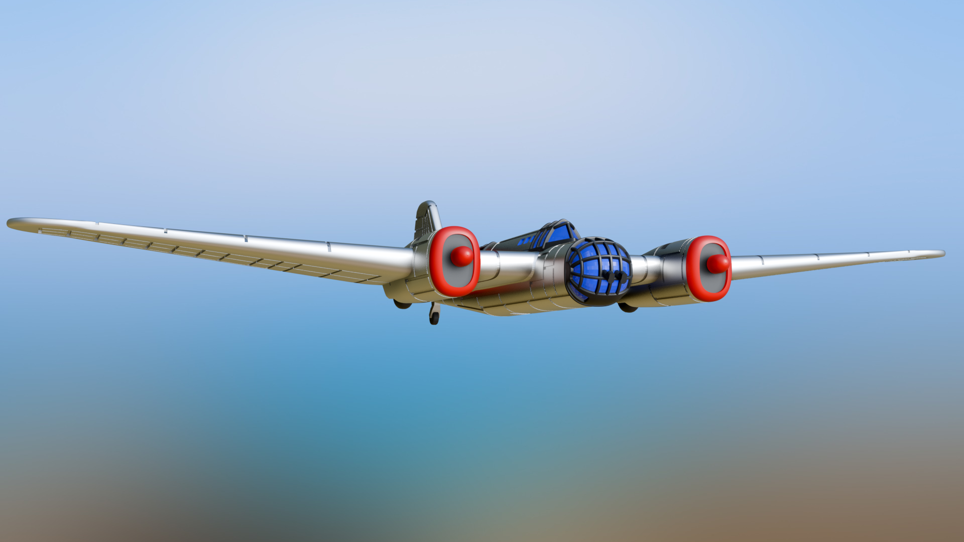 Tupolev ANT-40SB - Battle Planes of WWII - 1/200 Scale - wargame3d