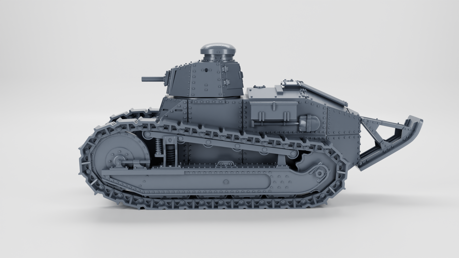 M1917 Light Tank - 28mm Scale - wargame3d
