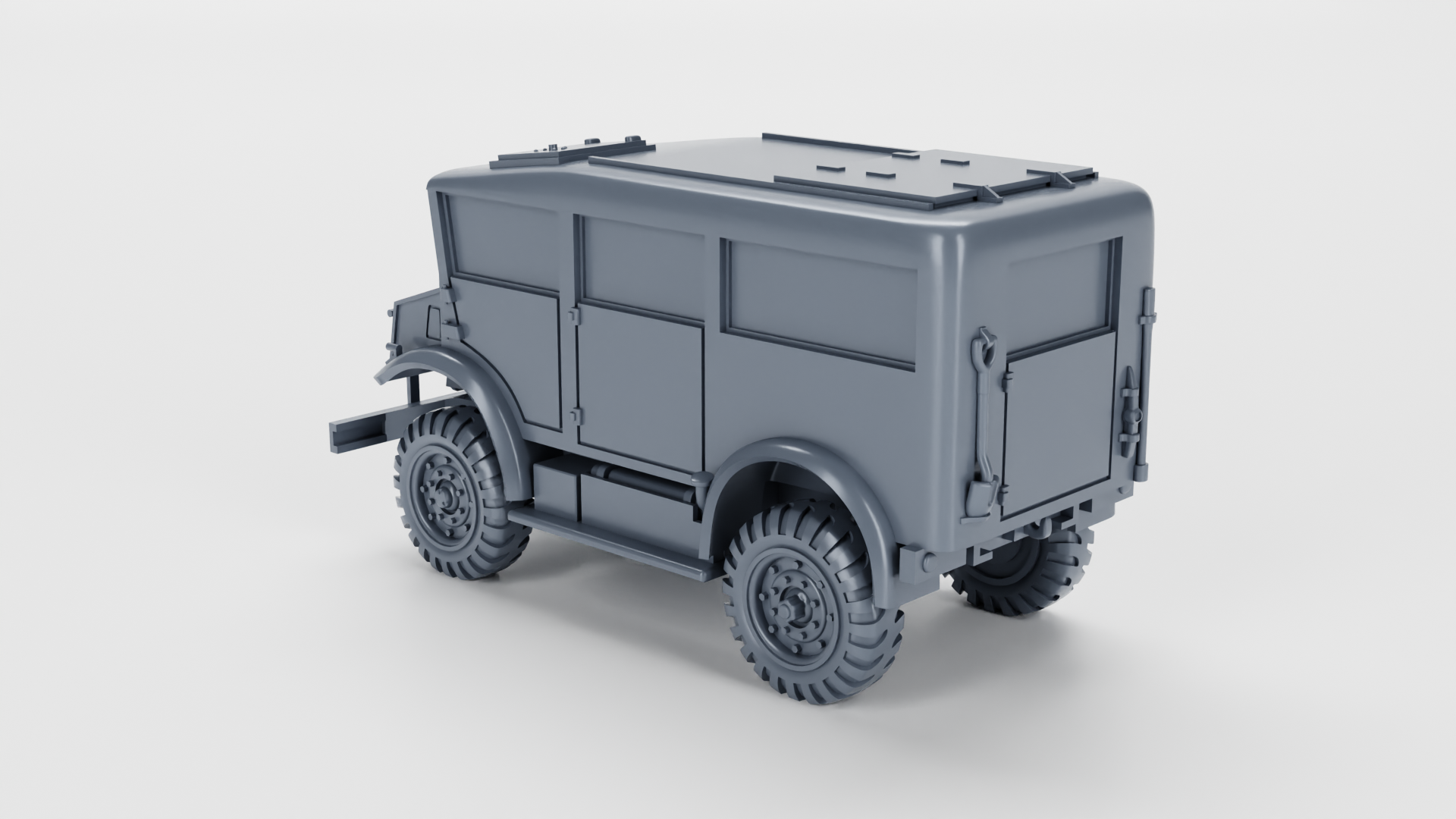 C8A HUP (Personnel Carrier) (4x2, 8 CWT) - Canadian Fighting Vehicles - 28mm Scale - wargame3d