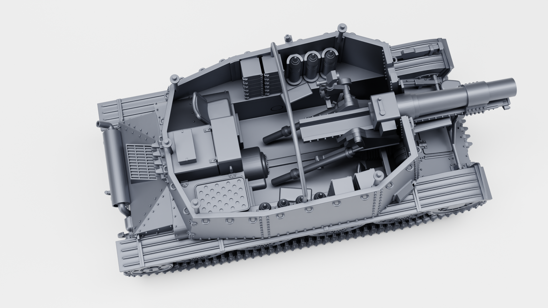 sIG 33 auf Panzer 38(t) Ausf.H Grille - German Sturmpanzers - WWII - German Army - wargame3d - 28mm Scale