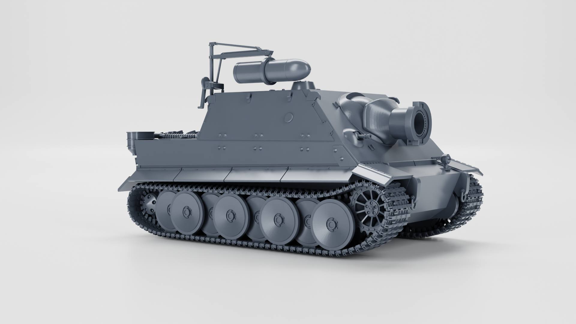 Sturmtiger - 38 cm RW61 auf Sturmmörser Tiger - German Sturmpanzer - WWII - German Army - wargame3d - 28mm Scale
