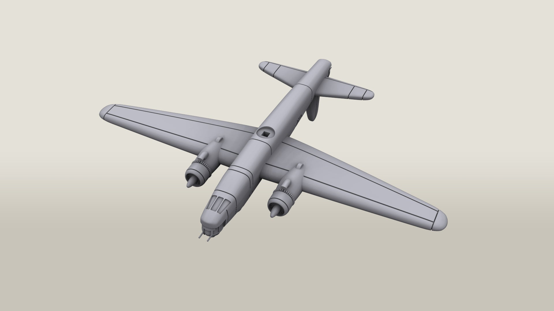 Vickers Wellington B Mark X - Battle Planes of WWII - 1/200 Scale - wargame3d