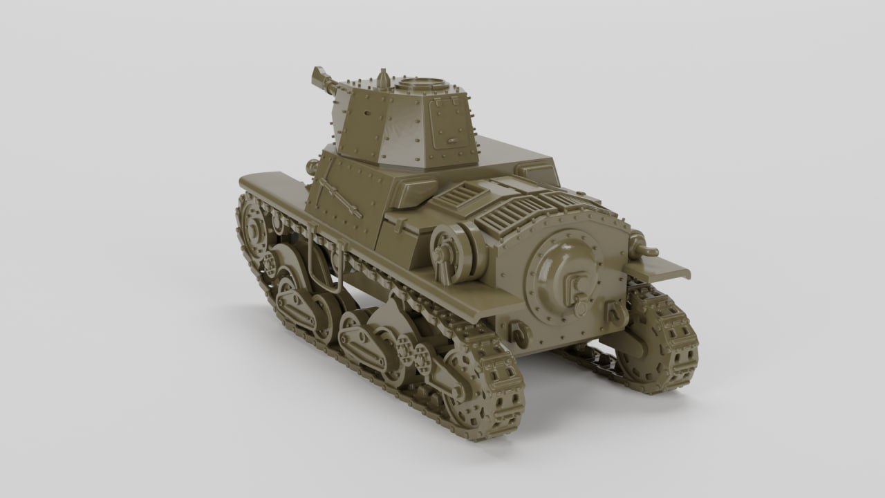 Carro Armato L6-40 Lanciafiamme - Italian Army - 28mm Scale - wargame3d
