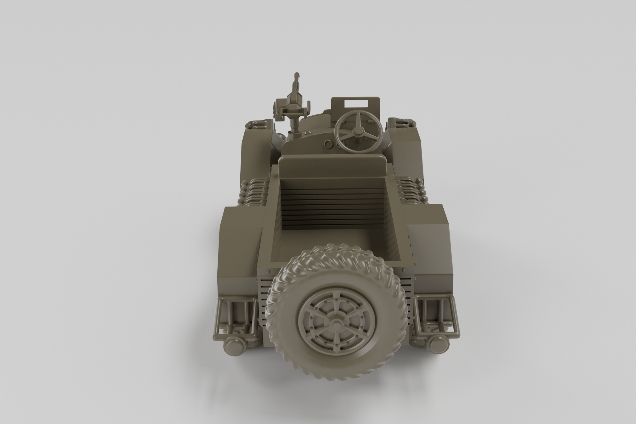 Camionetta Desertica AS43 - Italian Army - 28mm Scale - wargame3d